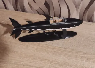 Submarino Tiburón Tintín Figura