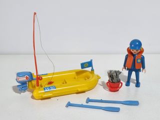 Playmobil 3574 Antigua Lancha Barca Amarilla