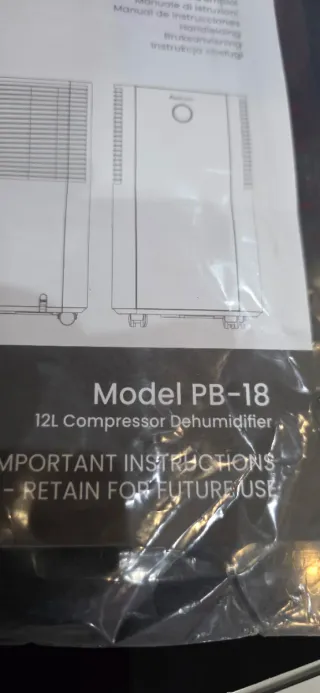 Deshumidificador ProBreeze 12L Compresor.