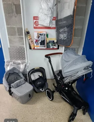 Carrito Bebé Jane Rider 3 Piezas + Accesorios