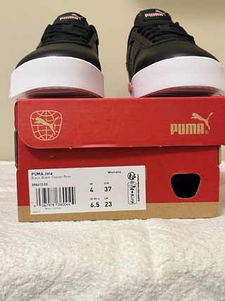 Scarpe Puma nere e rosa taglia 37