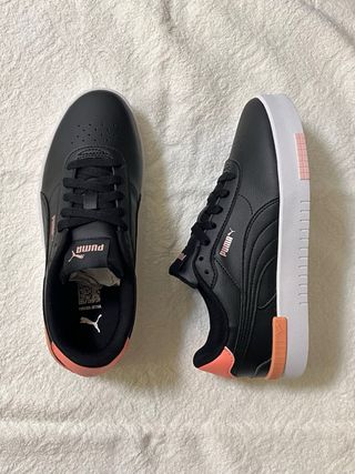 Scarpe Puma nere e rosa taglia 37