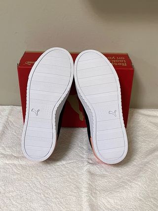 Scarpe Puma nere e rosa taglia 37