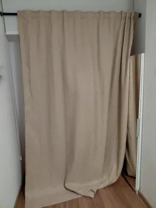 Cortina Ikea Naranja Tela