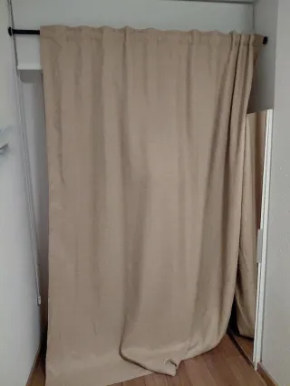 Cortina Ikea Naranja Tela