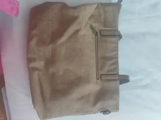 Bolso de lona con parches