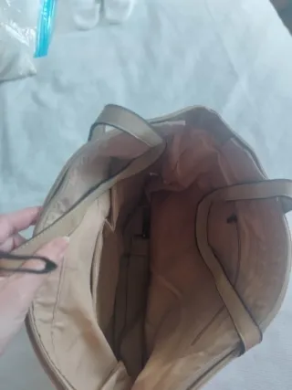 Bolso de lona con parches