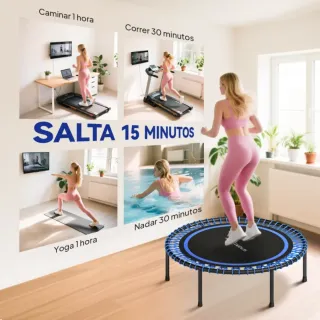 Cama Elástica Fitness Ø114 cm Acero