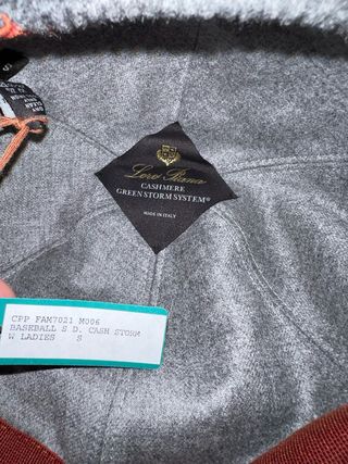 Gorra Loro piana. Baseball SD. Cash Storm