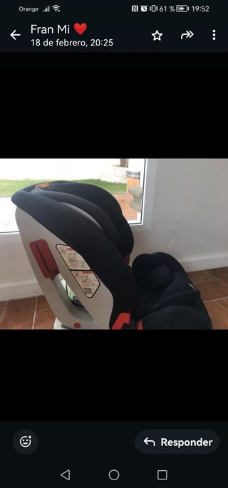 Silla bebé Chicco Grupos I-III