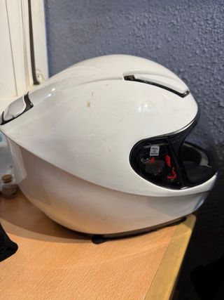 Casco de moto MT Helmets blanco