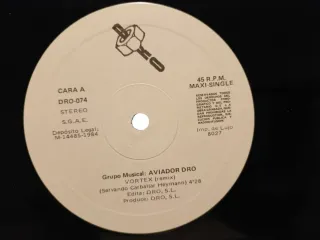 Vinilo Aviador Dro Vortex 1984
