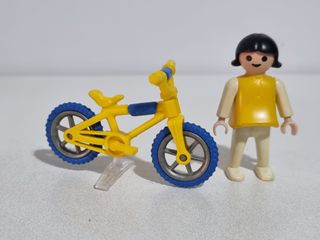 Playmobil 3300 Set Antiguo Niño Niña Bici