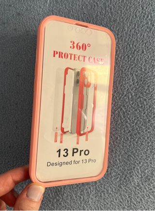 Funda iPhone 13 Pro Doble Rosa