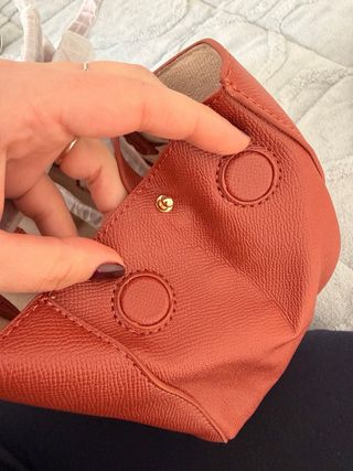 Bolso Polene Naranja/Rojo