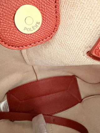 Bolso Polene Naranja/Rojo