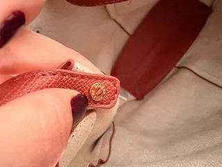 Bolso Polene Naranja/Rojo