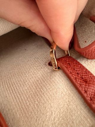 Bolso Polene Naranja/Rojo