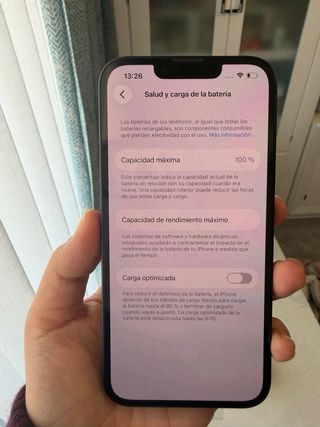 iPhone 13 128GB Azul Reacondicionado. Batería 100%