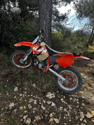 KTM 250 2T Motocross Naranja/Rojo