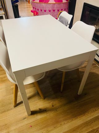 Mesa comedor extensible madera