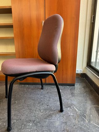 Silla de oficina/escritorio tela y metal