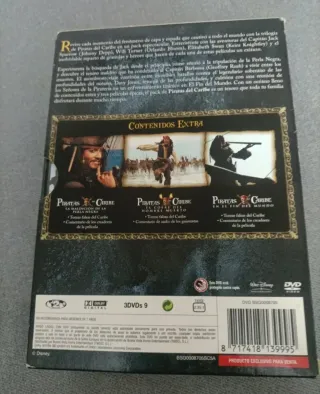 DVDs Piratas del Caribe (Colección)