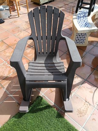 Dondola da giardino grigia