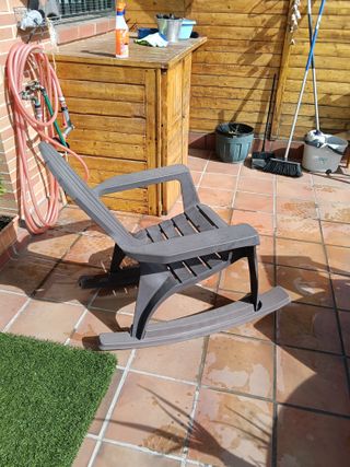 Dondola da giardino grigia