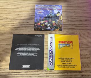 Donkey Kong Country 2 GAMEBOY ADVANCE PAL ESP