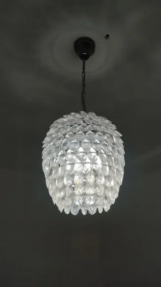 Lámpara colgante cristal