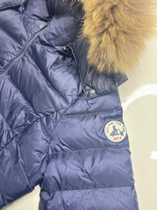 Abrigo JOTT azul con capucha y pelo