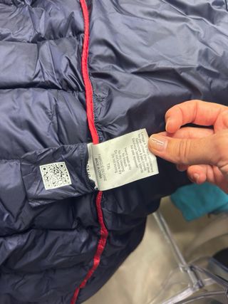 Abrigo JOTT azul con capucha y pelo