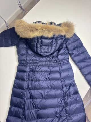 Abrigo JOTT azul con capucha y pelo