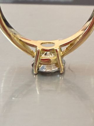 Anillo Oro 18k Diamante Natural 1.01ct VVS2