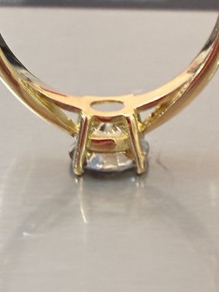 Anillo Oro 18k Diamante Natural 1.01ct VVS2