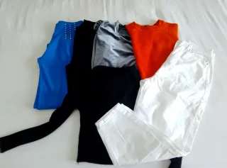 Set leggings e maglie tg S donna