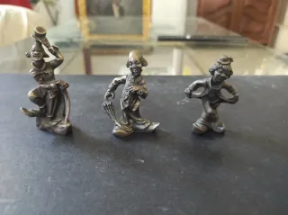 Miniaturas payasos bronce antiguas precio unidad