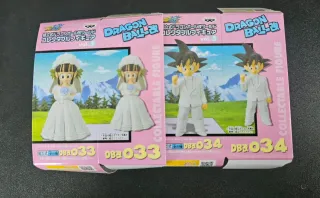 Pareja Novios Dragon Ball Z Figuras Coleccionables