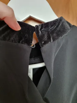 Top Zara Negro con Etiqueta Talla M