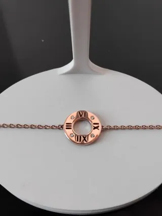 Bracciale Tiffany Atlas Oro Rosa Diamanti