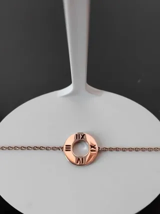 Bracciale Tiffany Atlas Oro Rosa Diamanti