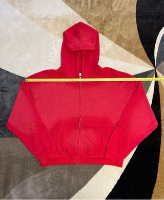 Sudadera Zara Roja con Cremallera