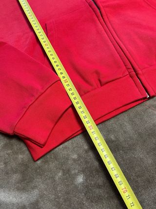 Sudadera Zara Roja con Cremallera
