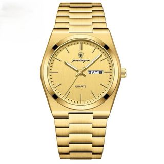 Orologio Poedagar Uomo Blu e Argento