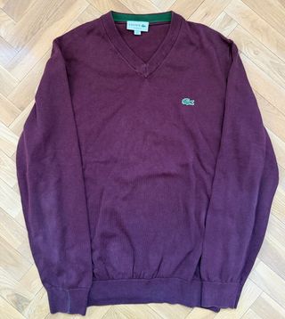 Jersey Lacoste Burdeos Talla L