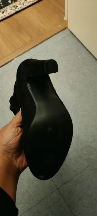 Botas altas negras tacón