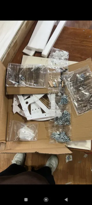 Zapatero 2 Cajones Abatibles Blanco