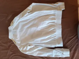 Chaqueta Adidas Blanca y Dorada Mujer