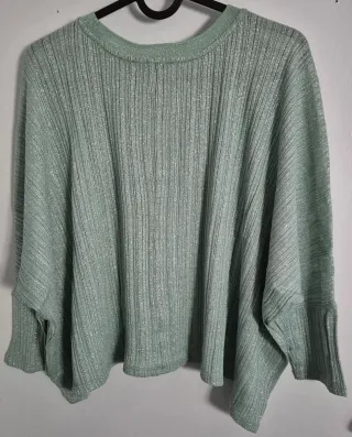 Top Hilo Metalizado Talla XS Mango